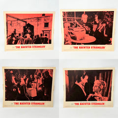 The Haunted Strangler Horror Movie Lobby Card Poster Set of 4