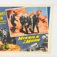 1958 Missile to the Moon Man Reaches te Moom Collectible Movie Lobby Card (a)