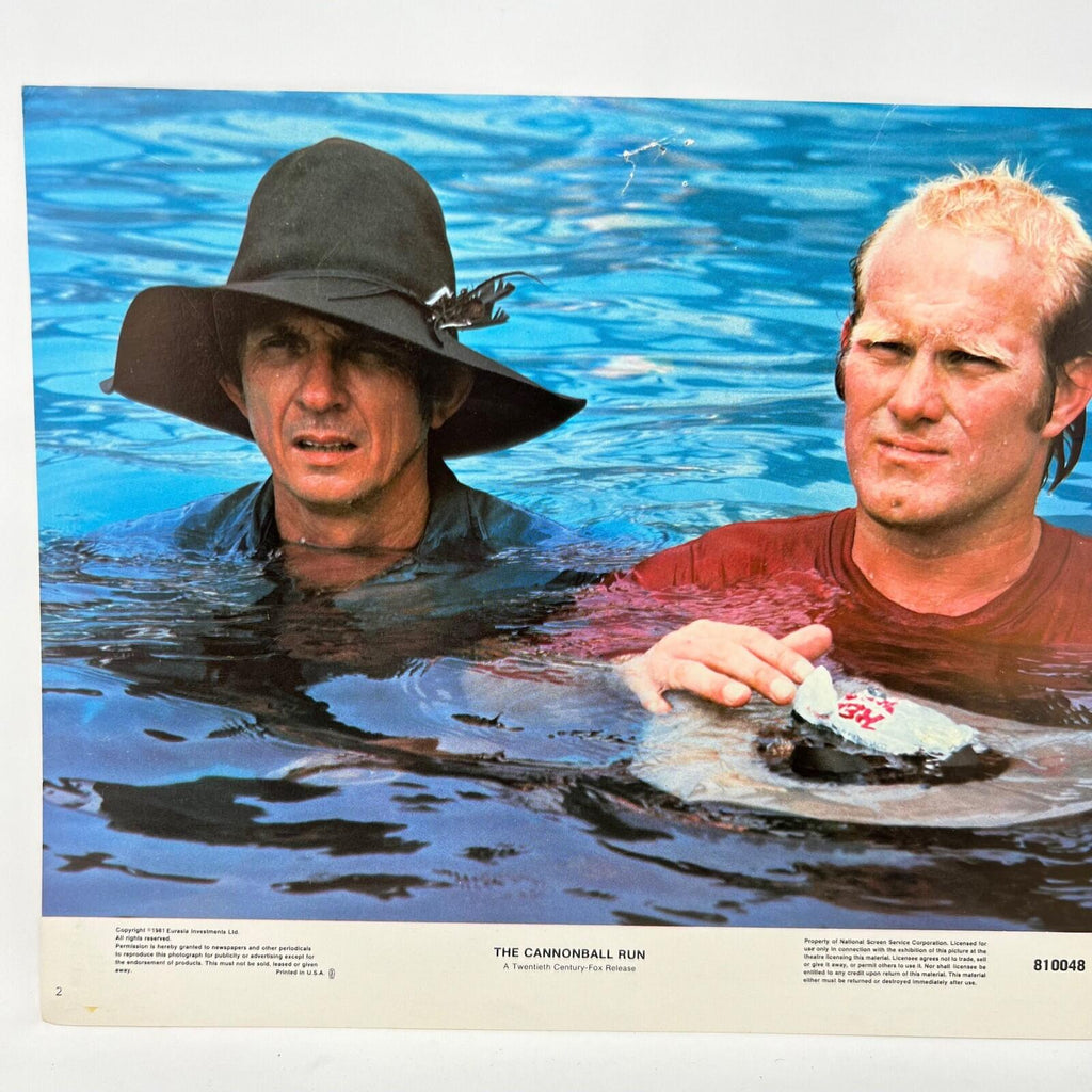 1981 The Cannonball Run Original Movie Lobby Card No.2