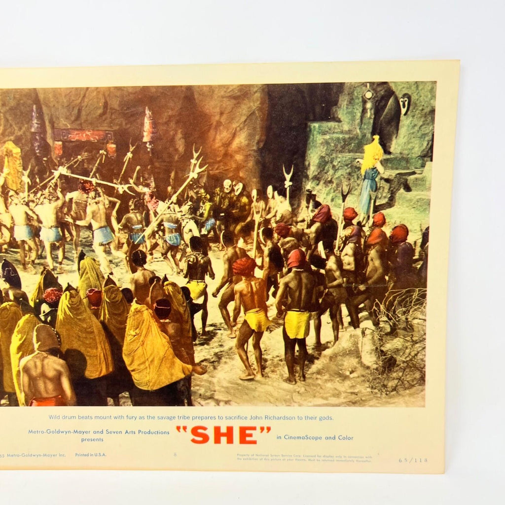 1965 She Collectible Movie Lobby Card No.8