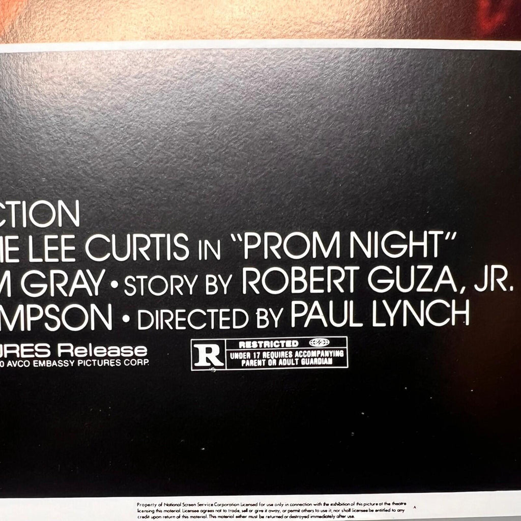 1980 Prom Night Original Movie Lobby Card No.1
