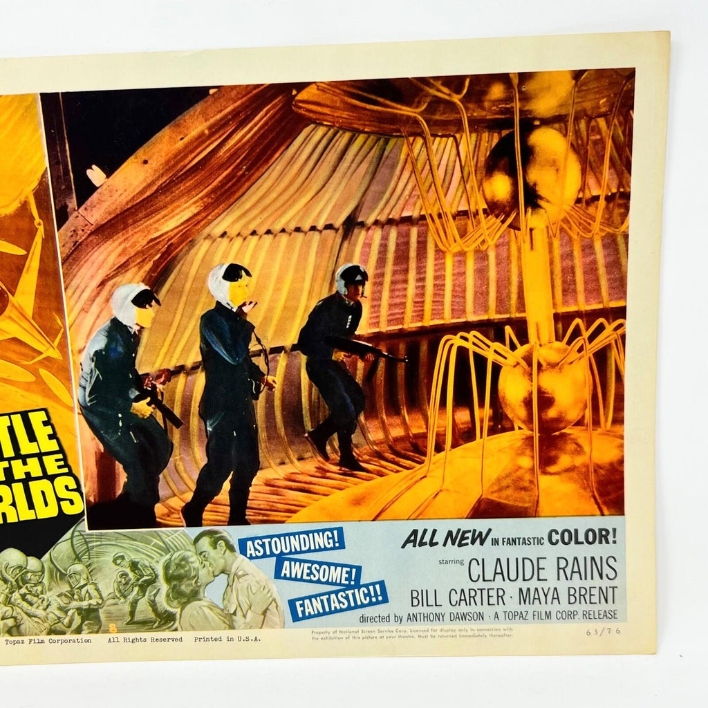 1963 Battle Of The Worlds Movie Lobby Card (b)