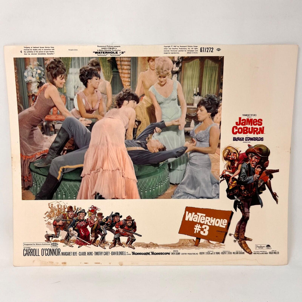 1967 Waterhole #3 Set of 8 Original Movie Lobby Cards