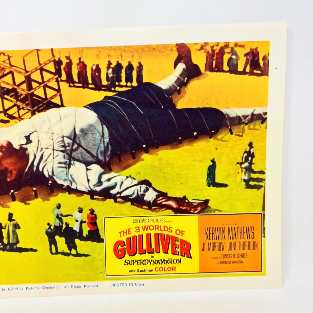 1960 The 3 Worlds Of Gulliver in Superdynamation Collectible Movie Lobby Card d