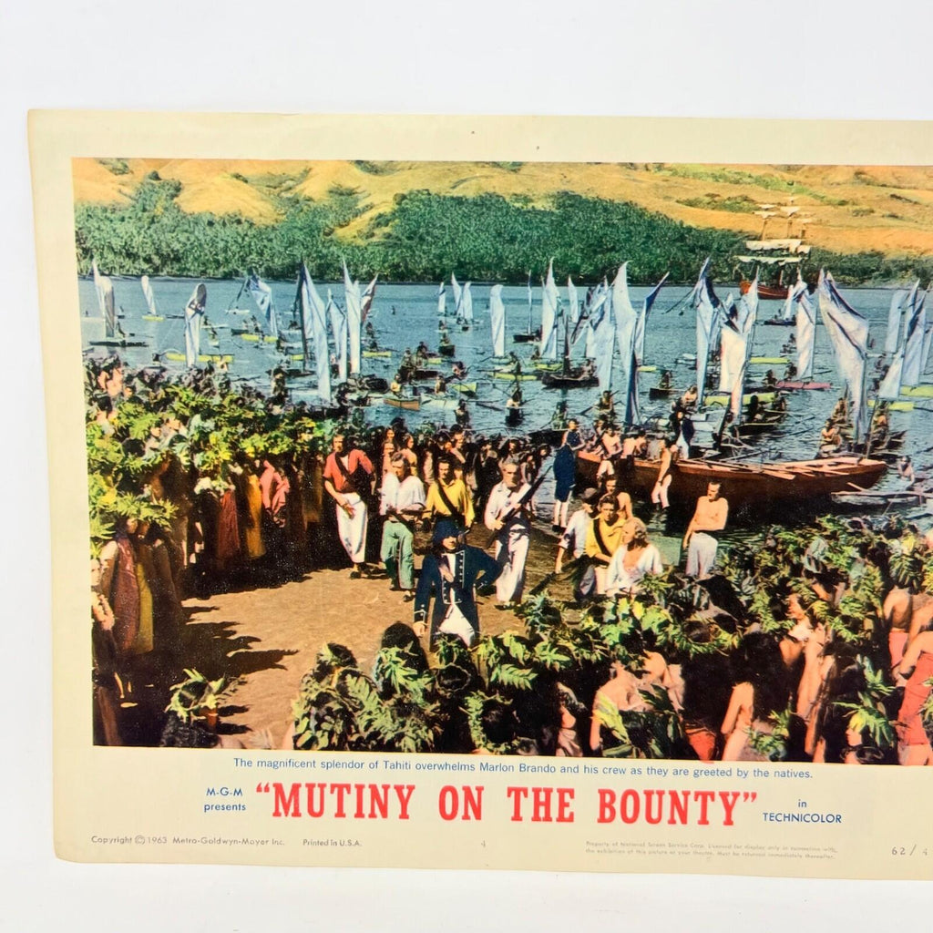 1963 Mutiny On The Bounty Collectible Movie Lobby Card No.4