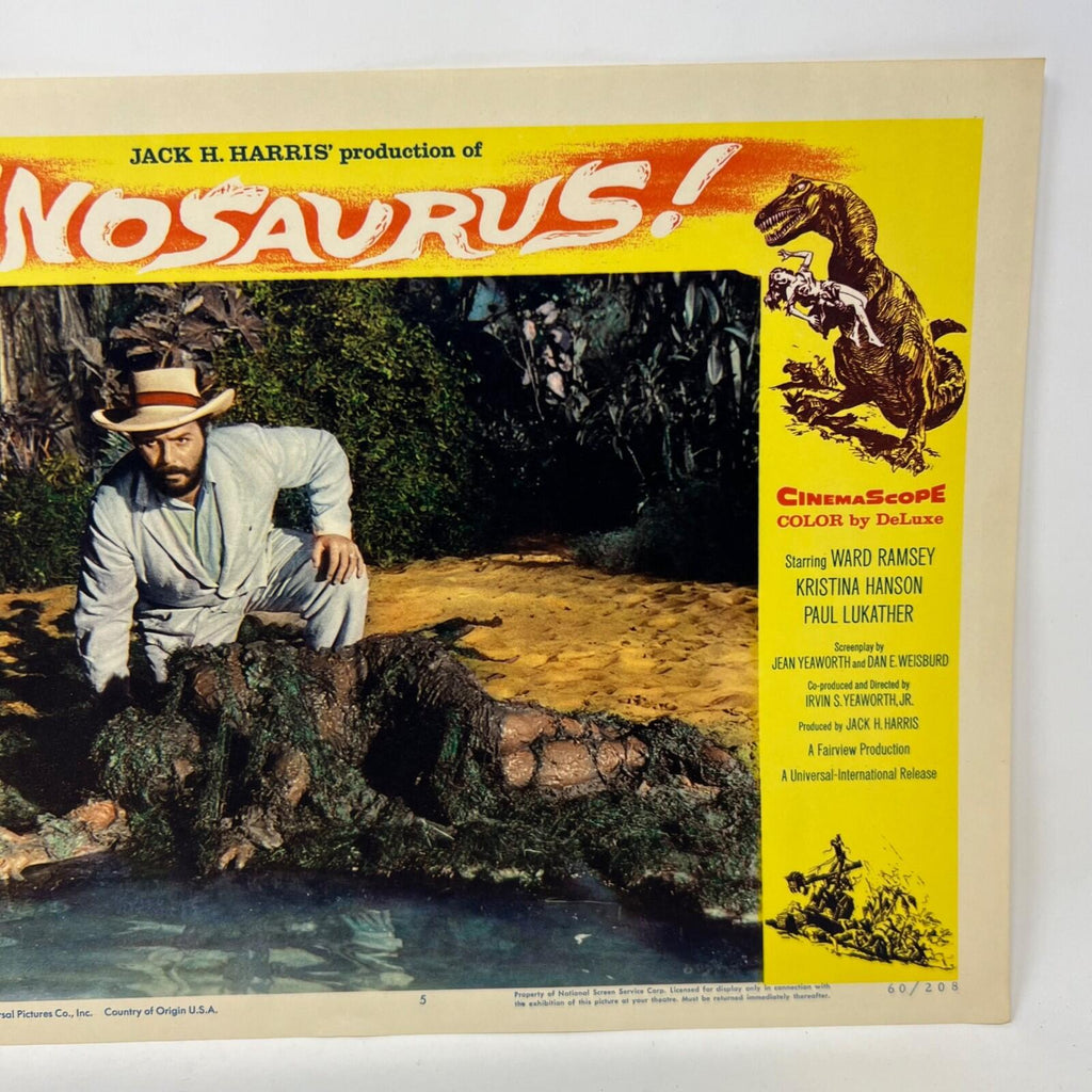 1960 Dinosaurus Collectible Movie Lobby Card No.5 Jack H. Harris