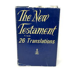 The New Testament from 26 Translations Hardcover 1967 Zondervan First Ed Book