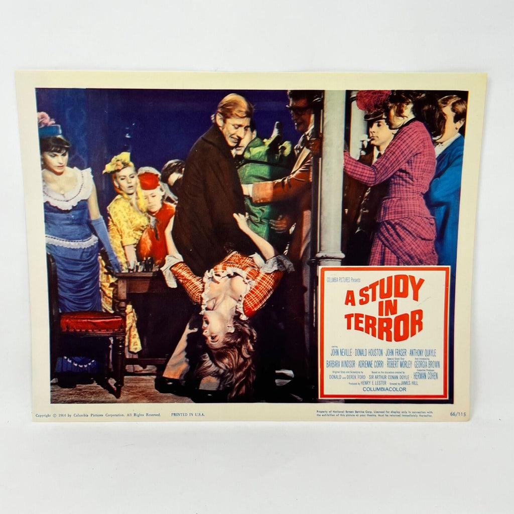 1966 Sherlock Holmes Meets jack The Ripper A Study In Terror Movie Lobby Card 7