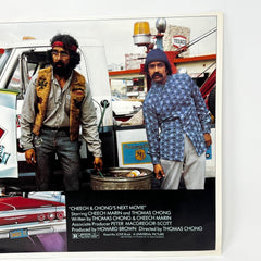 Cheech and Chong's Next Movie Collectible Lobby Card Poster Holding Trash Cans