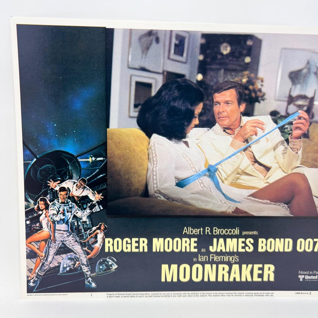 James Bond 007 In Lan Fleming's MoonRaker Collectible Movie Lobby Card No.1