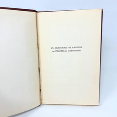 254 Questions And Answers On Practical Hypnotism EMILE FRANCHEL 1957 Hardcover