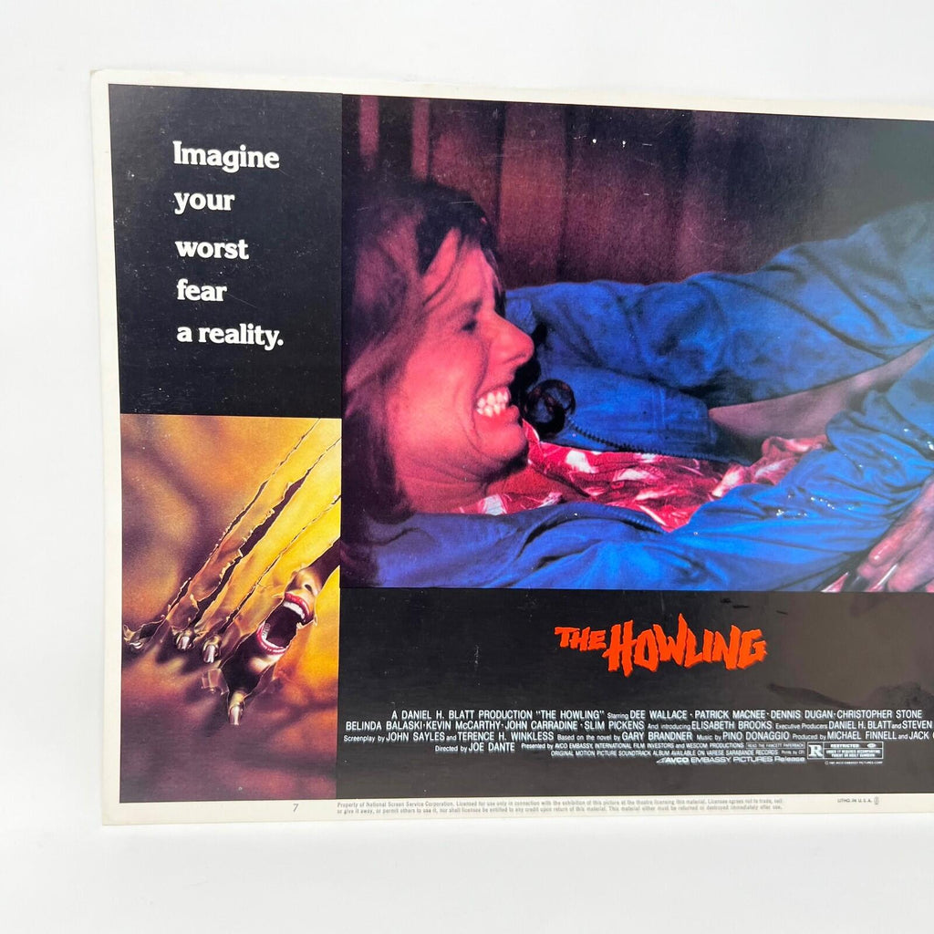 The Howling Horror Collectible movie Lobby Card No.7