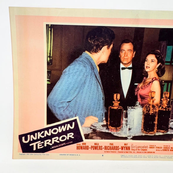 1957 Unknown Terror  Movie Lobby Card No.4