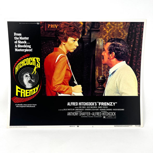 Alfred Hitchcoks Frenzy Collectible movie Lobby Card set of 8