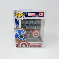 Funko Pop! Marvel Gingerbread Captain America #933 Vinyl Figure