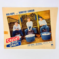 Caught In The Draft Vintage Movie Lobby Card (G) Bob Hope Dorothy Lamour