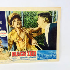 1963 Black Zoo Vintage Movie Lobby Card No.3