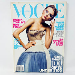 Vogue Australia Magazine December 2008  Lily Donaldson Cover