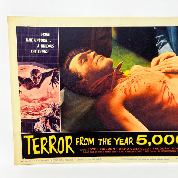 1958 Terror From The Year 5,000 Original Movie Lobby Card No.7