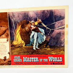 1961 Master Of The World Original Movie Lobby Card No.1 Jules Vernes Vince Price