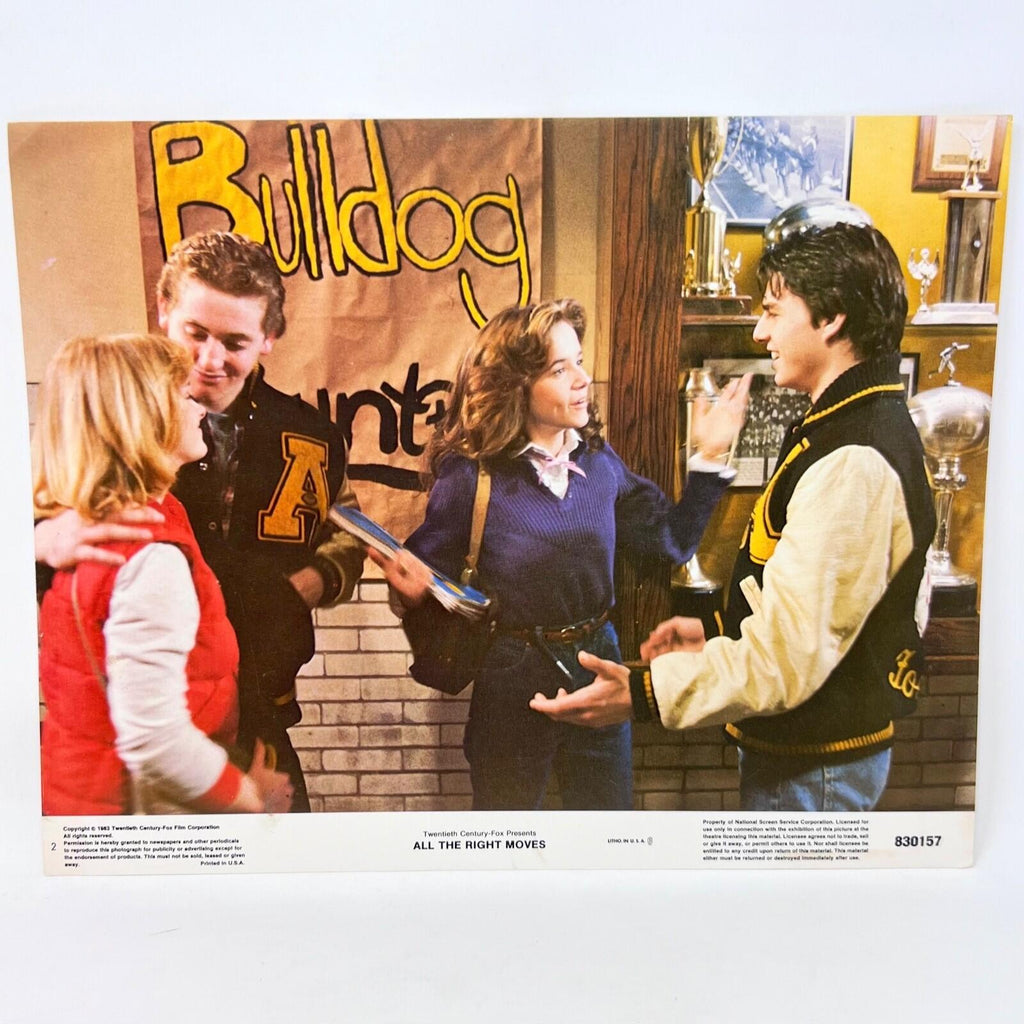 1983 All The Right Moves Original Movie Lobby Card No.2