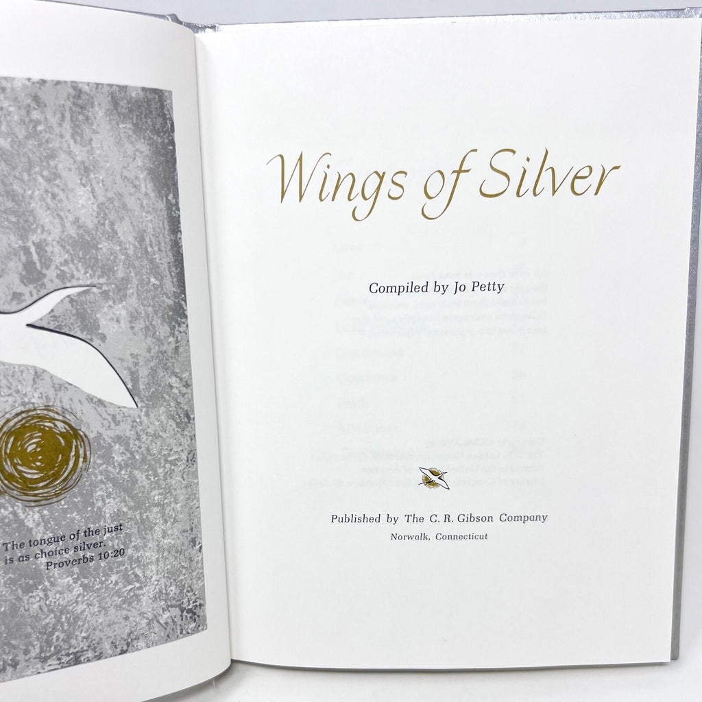 Wings of Silver Compiled by Jo Petty Hardcover Vintage 1st Edition