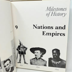 1970 Milestones Of History Nations and Empires Hardcover