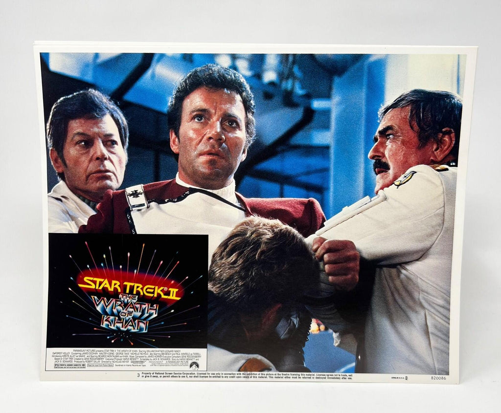 1982 Star Trek II The Wrath Of khan Lobby Cards Set of 8 Movie Posters