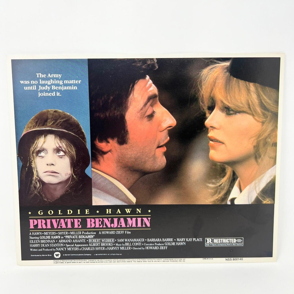 1980 Goldie Hawn Private Benjamin Collectible movie Lobby Card (d)