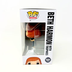 Funko Pop The Queens's Gambit Beth Harmon With Trophies Vinyl Figure