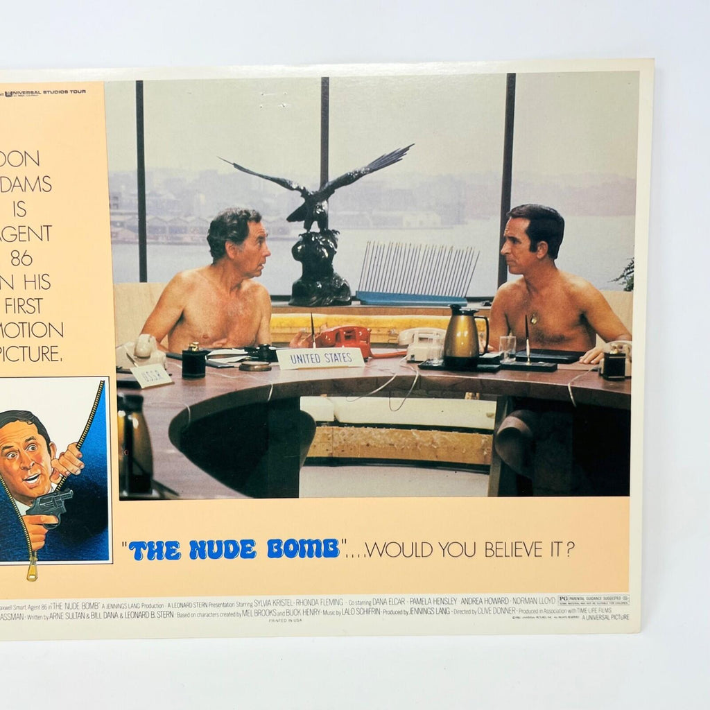 1980 The Nude Bomb Collectible Movie Lobby Card (d)
