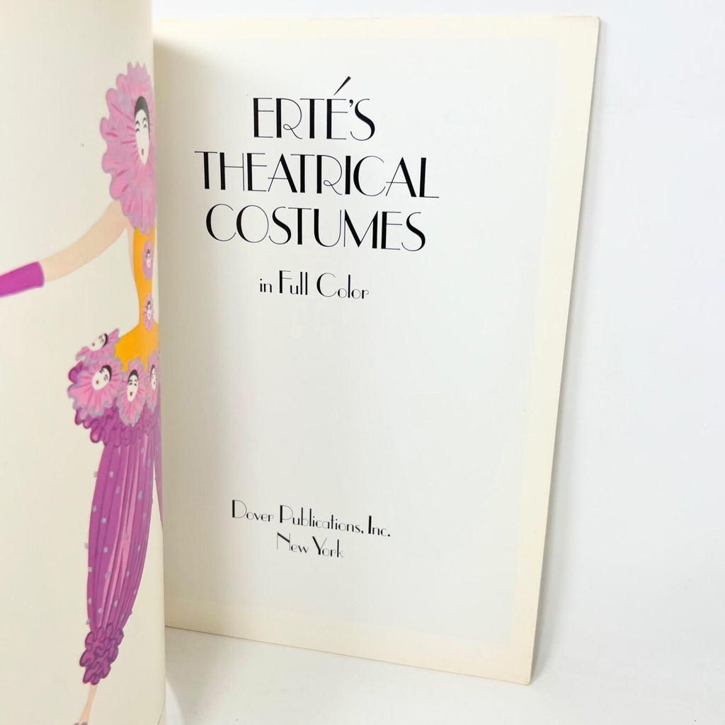 Erte’s Theatrical Costumes Book In Full Color 1979 Costume Design Art
