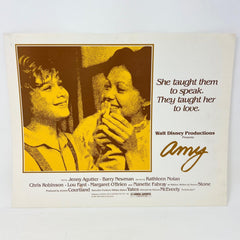 1980 Walt Disney Productions Presents Amy Collectible Movie Lobby Card (c)
