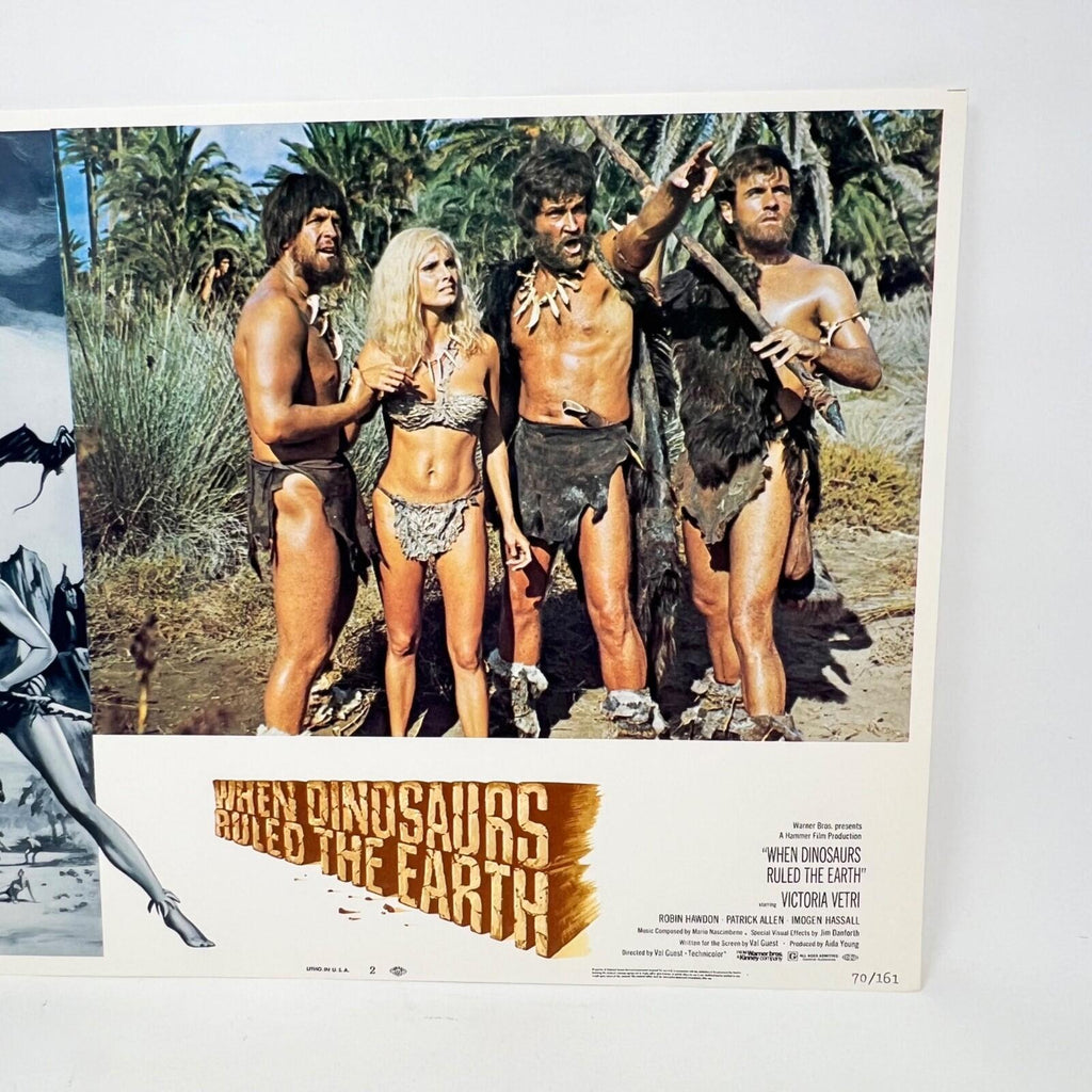 1970 When Dinosaurs Ruled The Earth Collectible Movie Lobby Card No.2