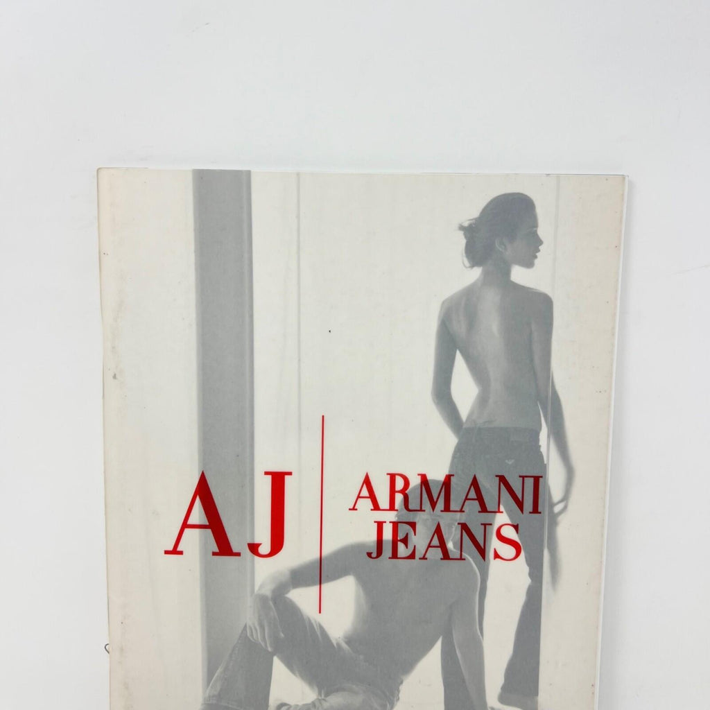 GIORGIO ARMANI JEANS FALL/WINTER 2002-2003 LOOKBOOK & LG POSTER