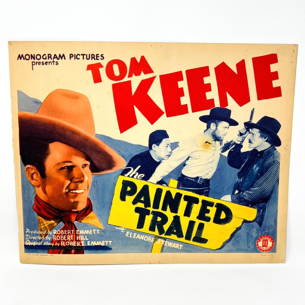 The Painted Trail Tom Keene Collectible movie Lobby Card