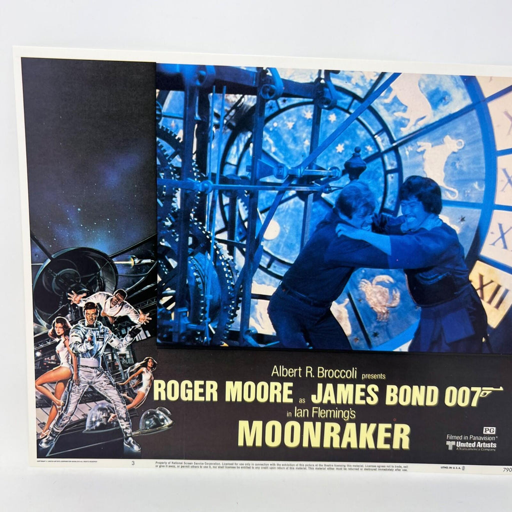 James Bond 007 In Lan Fleming's MoonRaker Collectible Movie Lobby Card No.3