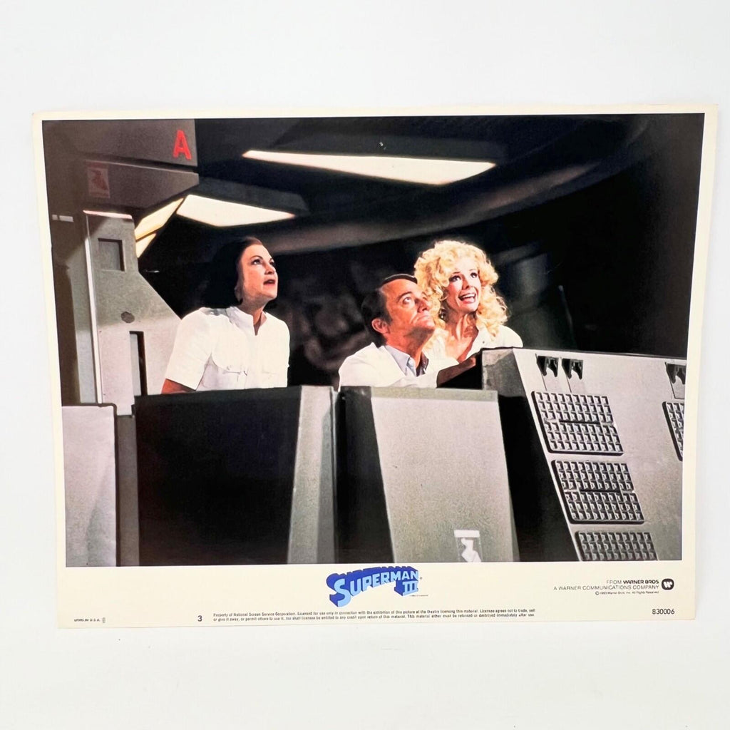 1983 Superman III Collectible Movie Lobby Card