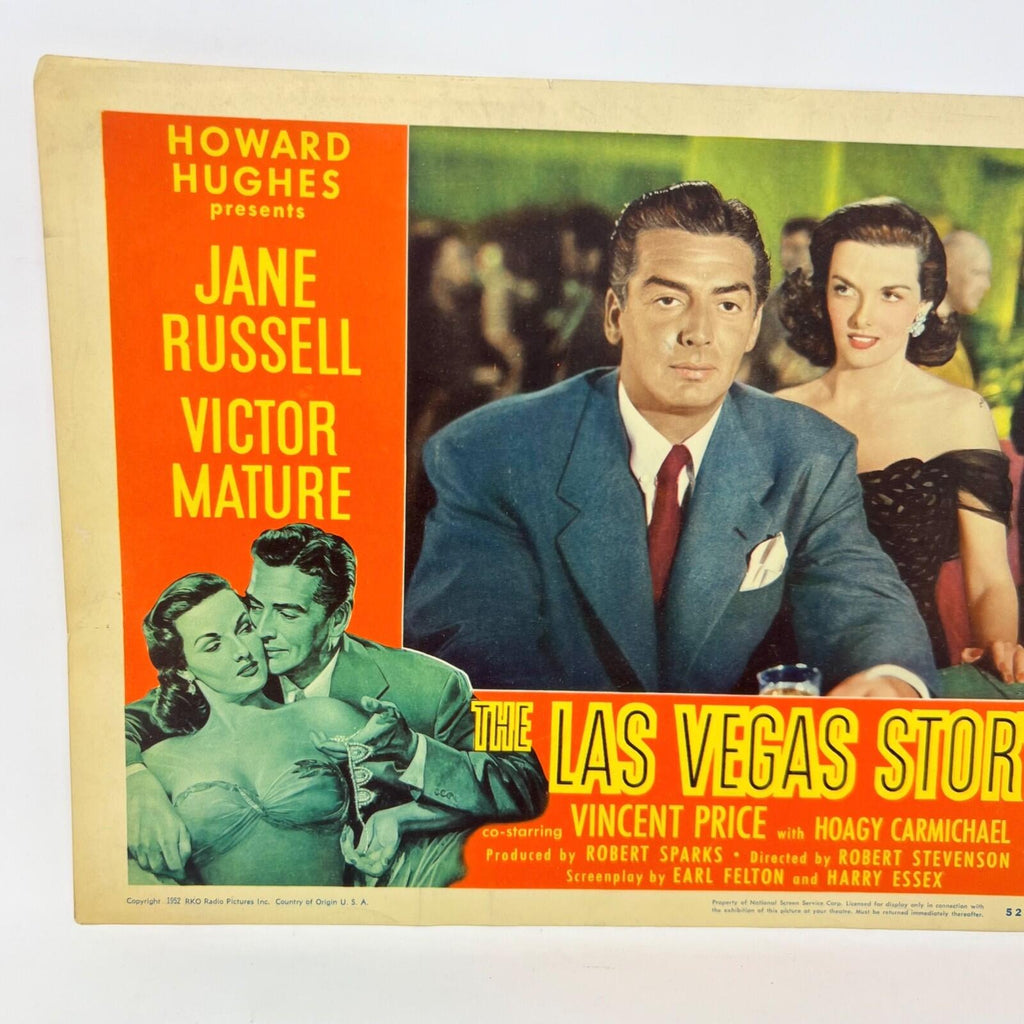 1952 The Las Vegas Story Movie Lobby Card Jane Russell Victor Mature  (C)