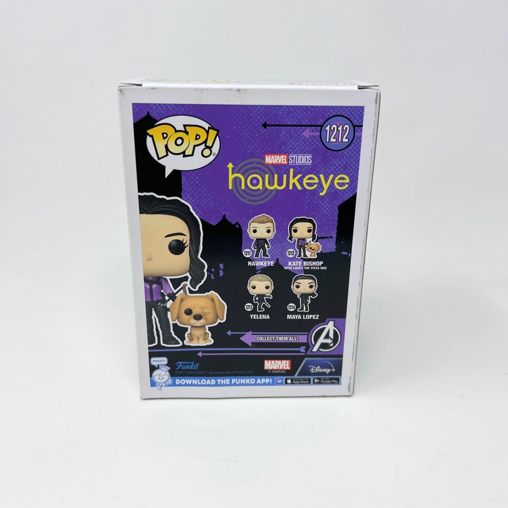 Funko Pop Marvel Hawkeye Kate Bishop with Lucky The Pizza Dog #1212
