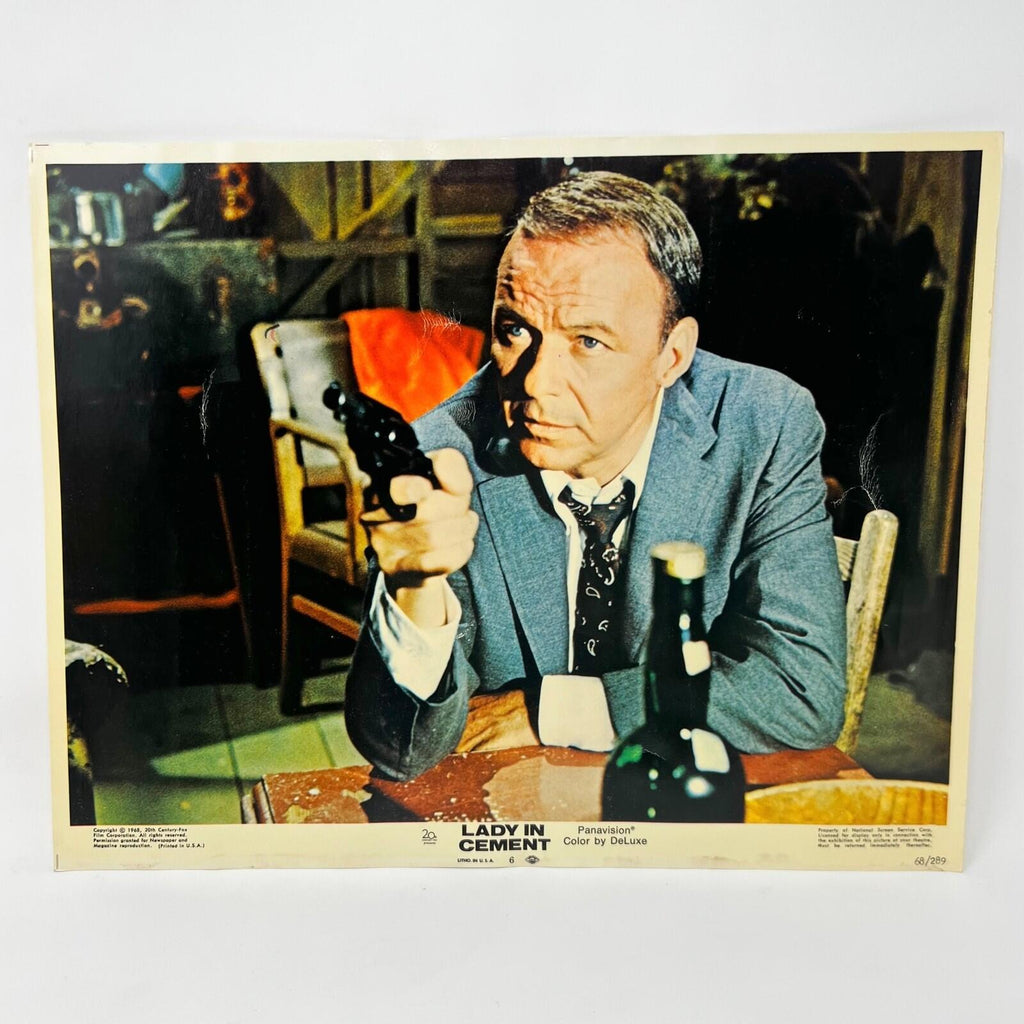 1968 Lady In Cement Collectible movie Lobby Card No. 1- 8