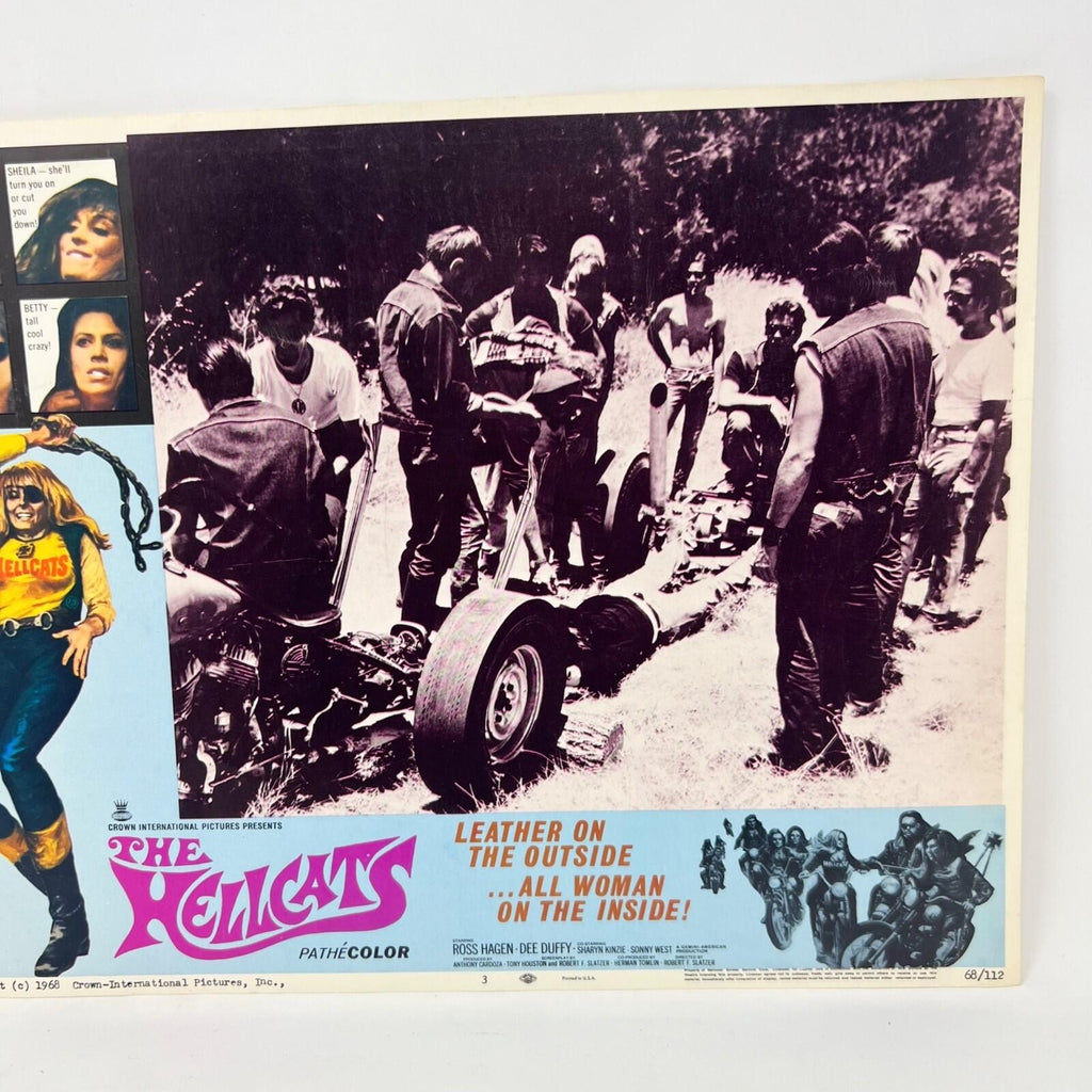 1968 The Hellcats Collectible Movie Lobby Card No.3