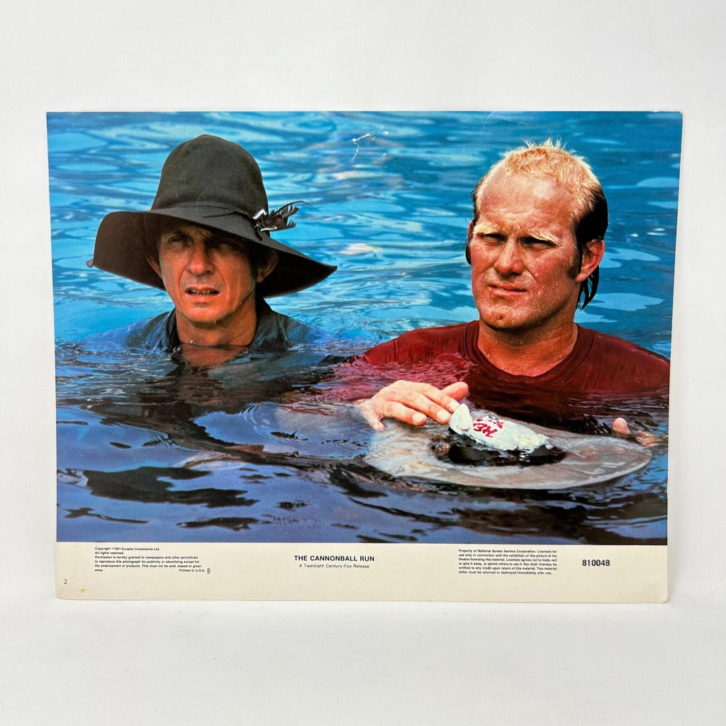 1981 The Cannonball Run Original Movie Lobby Card No.2