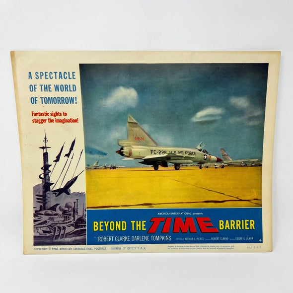 1960 Beyond The Time Barrier Sci-fi Collectible movie Lobby Card No.4