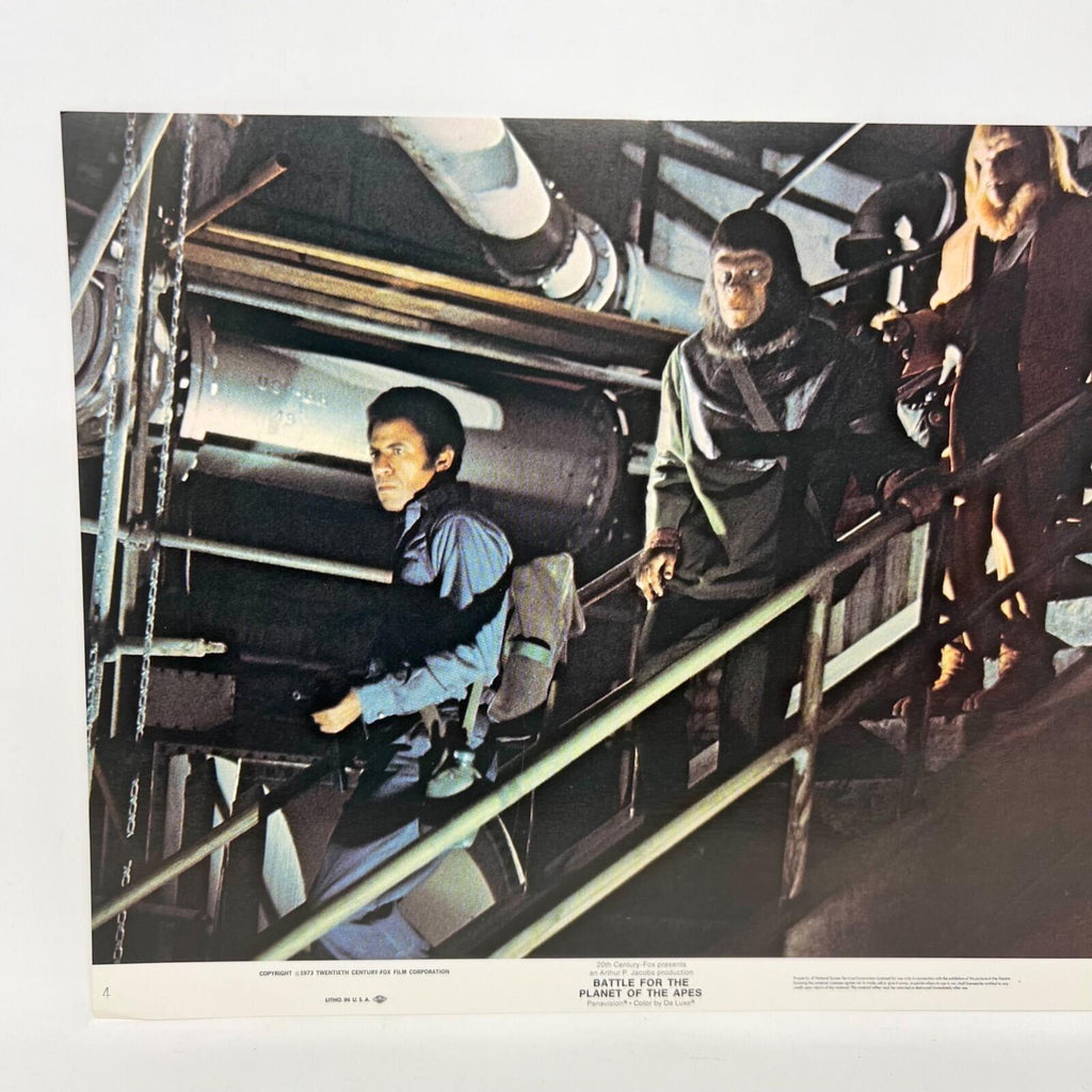 1973 Battle For The Planet Of The Apes  Collectible Movie Lobby Card No.4