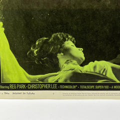1964 Hercules in The Haunted Word Lobby Card Poster #8 Christopher Lee Reg Park