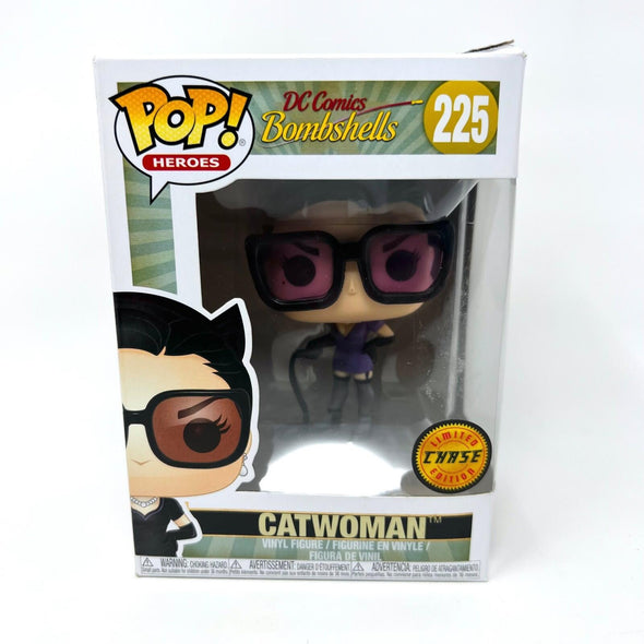 Funko Pop Heroes DC Combshells Chase Catwoman Damaged Box