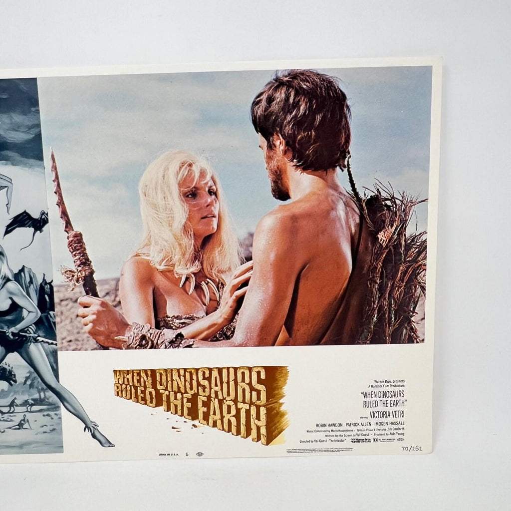 1970 When Dinosaurs Ruled The Earth Collectible Movie Lobby Card No.4