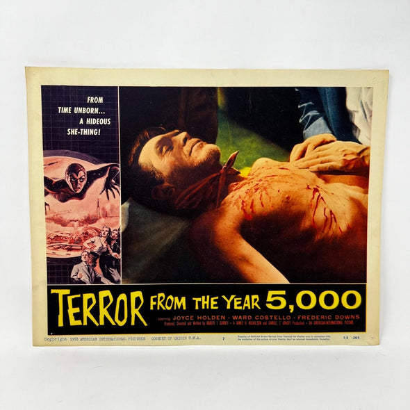 1958 Terror From The Year 5,000 Original Movie Lobby Card No.7