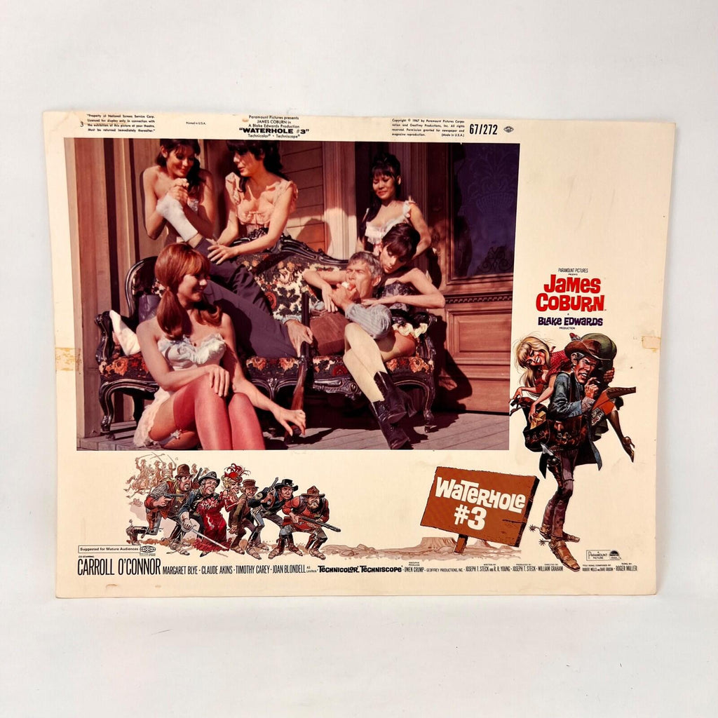 1967 Waterhole #3 Set of 8 Original Movie Lobby Cards